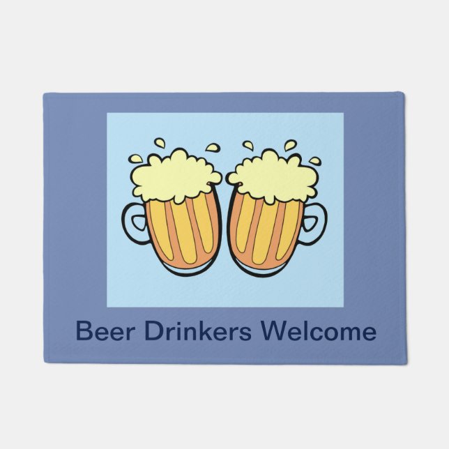 Two Beers Doormat (Front)