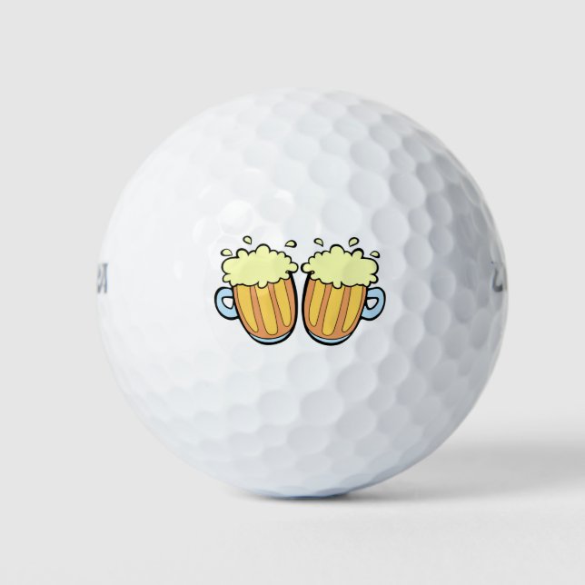 Two Beers Golf Balls (Front)