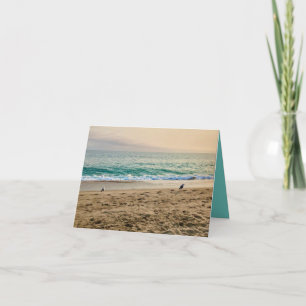 Two Birds at Seaside Card