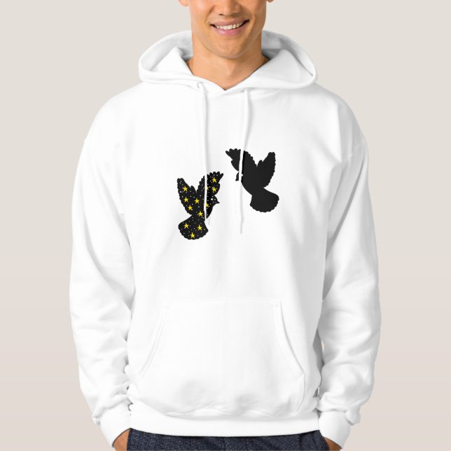 Two Birds Galaxy Sweatshirt – Spiritual Identity  (Front)