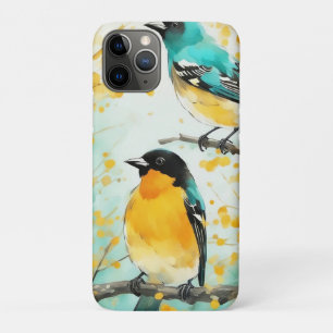 Two Birds Sitting on Tree Branch Case-Mate iPhone Case
