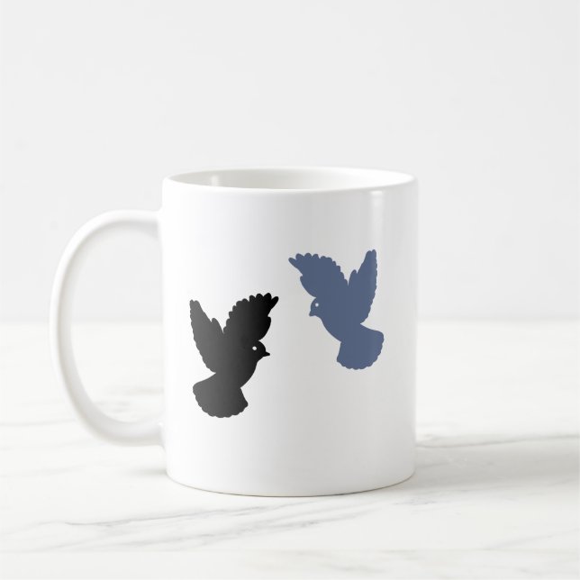 Two Birds Zodiac Harmony Mug (Left)