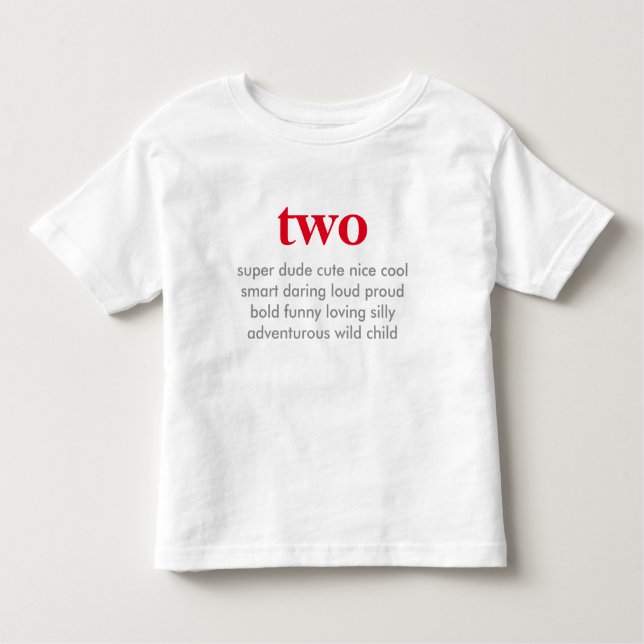 two birthday shirt (Front)