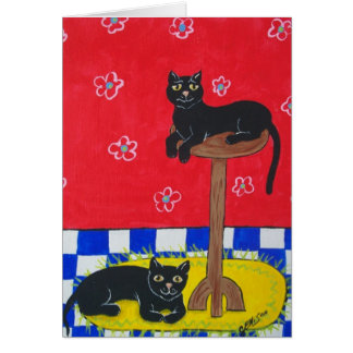 Two Black Cats