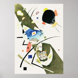 Two Black Spots - Kandinsky Poster
