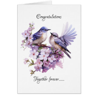 Two Bluebirds Love Wedding