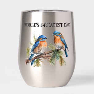 Two Bluebirds World's Greatest Dad