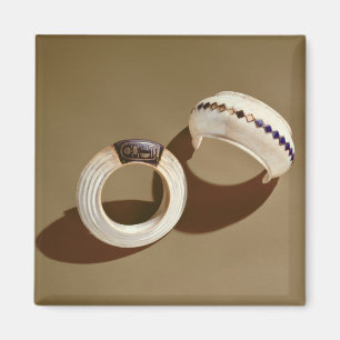 Two bracelets, from the Tomb of Tutankhamun Magnet