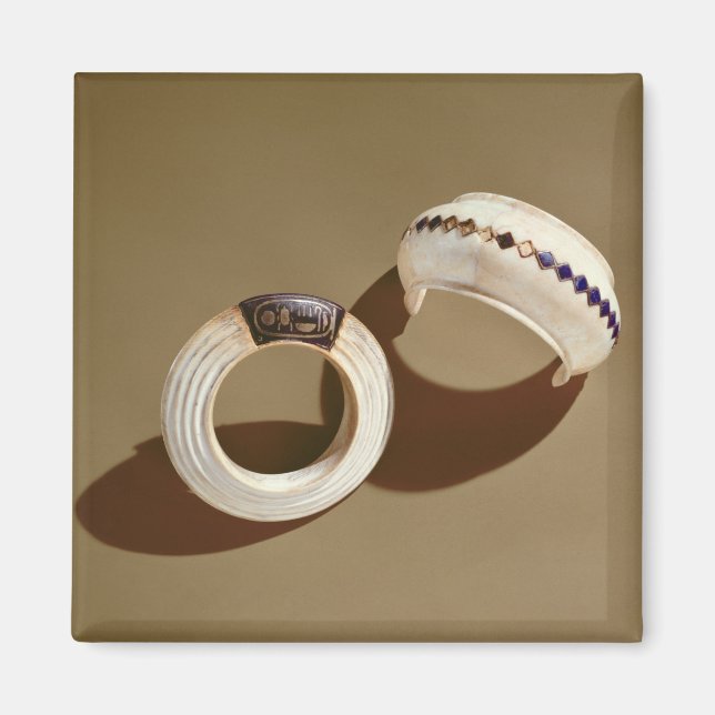 Two bracelets, from the Tomb of Tutankhamun Magnet (Front)