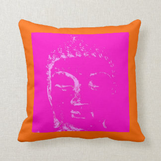Two Branching Out pink/orange buddha pillow