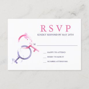 Two Brides are Better than One RSVP Invitation