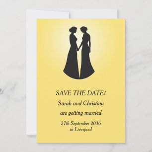Two Brides Save The Date