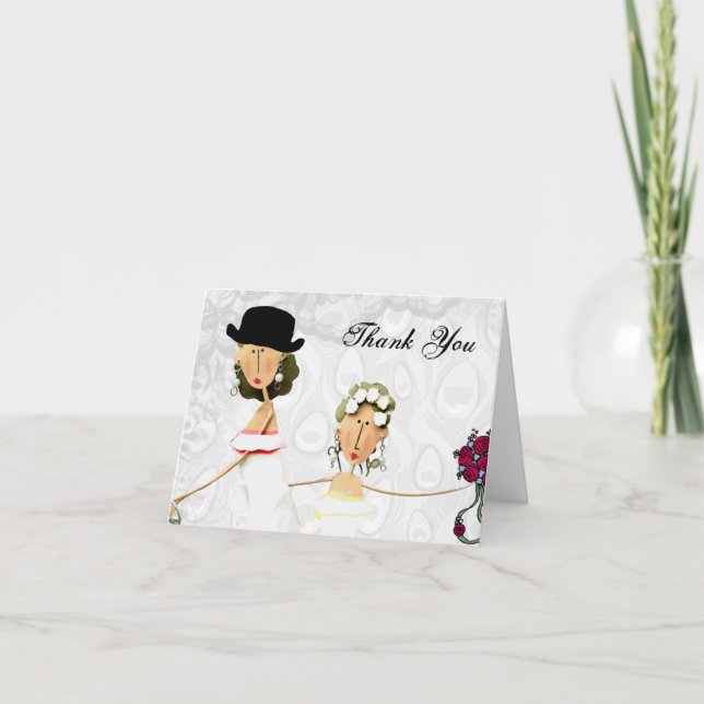 Two Brides Wedding Thank You (Front)