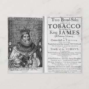 'Two Broadsides Against Tobacco Postcard