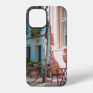 Two brown table outside iPhone 12 case