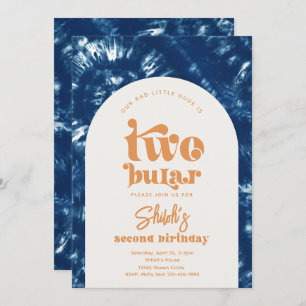 Two-Bular Birthday Invitation   Boy Surf