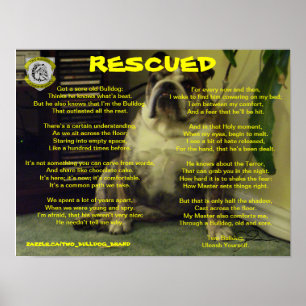 Two Bulldog Brand RESCUED Poster