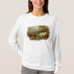 Two Bulls with Locked Horns, 1653 T-Shirt