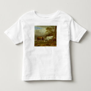 Two Bulls with Locked Horns, 1653 Toddler T-Shirt