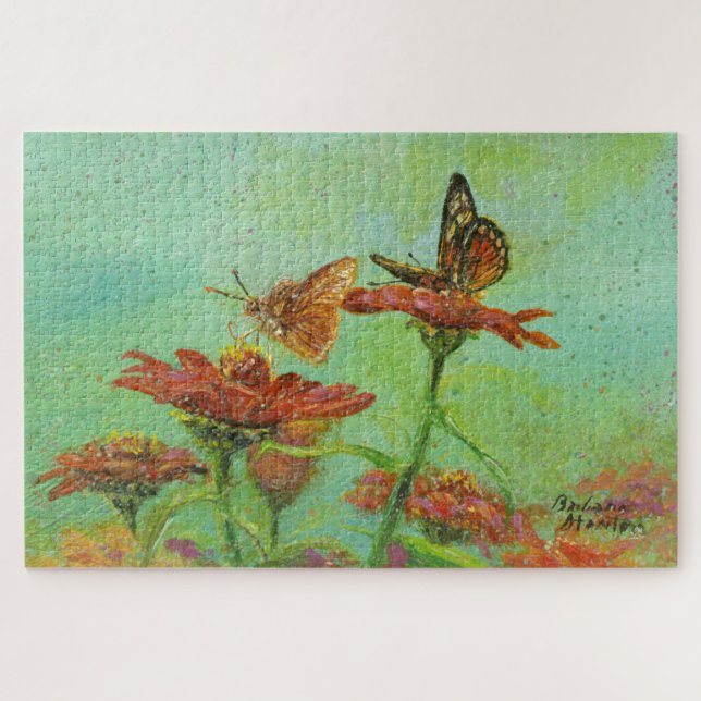 “Two Butterflies” Jigsaw Puzzle (Horizontal)
