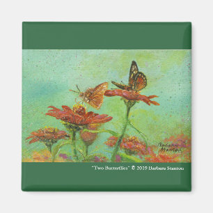 “Two Butterflies” Magnet