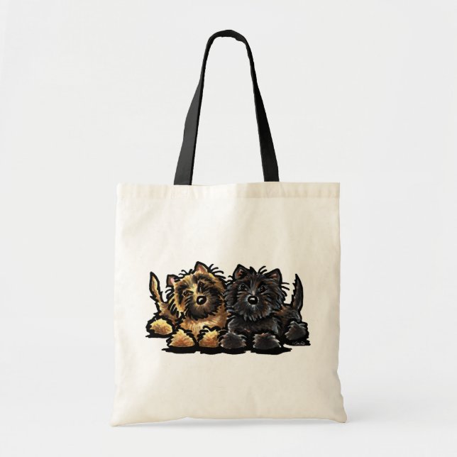 Two Cairn Terriers Tote Bag (Front)