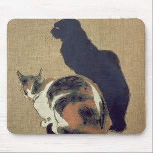 Two Cats, 1894 Mouse Pad