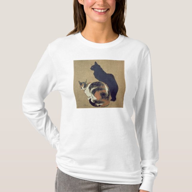 Two Cats, 1894 T-Shirt (Front)