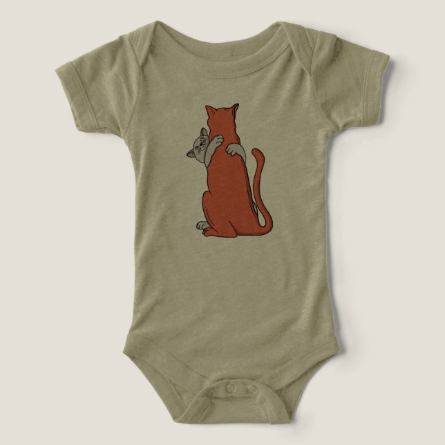 Two Cats Embrace Friendship (Design Front)