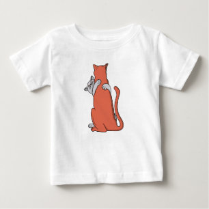 Two Cats Embrace Friendship Baby T-Shirt