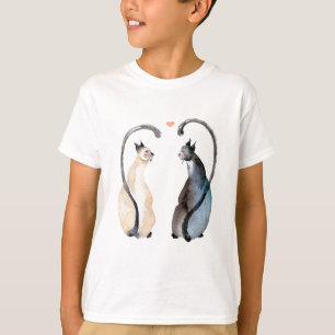 Two Cats in Love T-Shirt