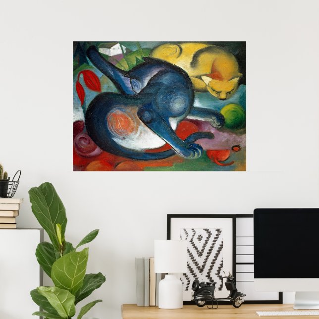 Two cats poster (Home Office)