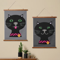 Two cats poster pair