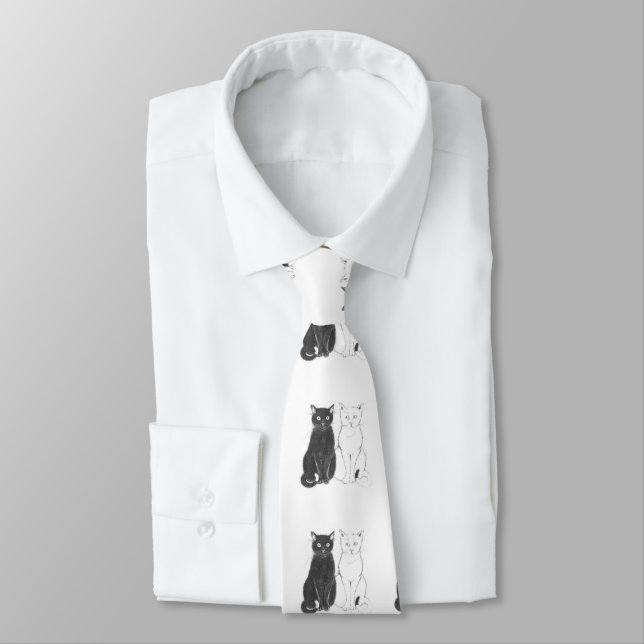 Two cats tie (Tied)