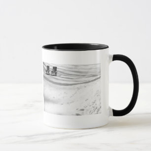 Two Chairs Buried In Snow Mug