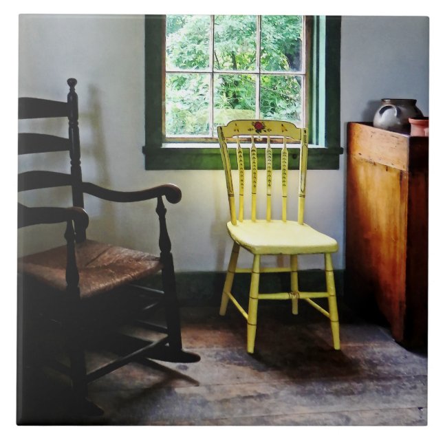 Two Chairs in Kitchen Tile (Front)