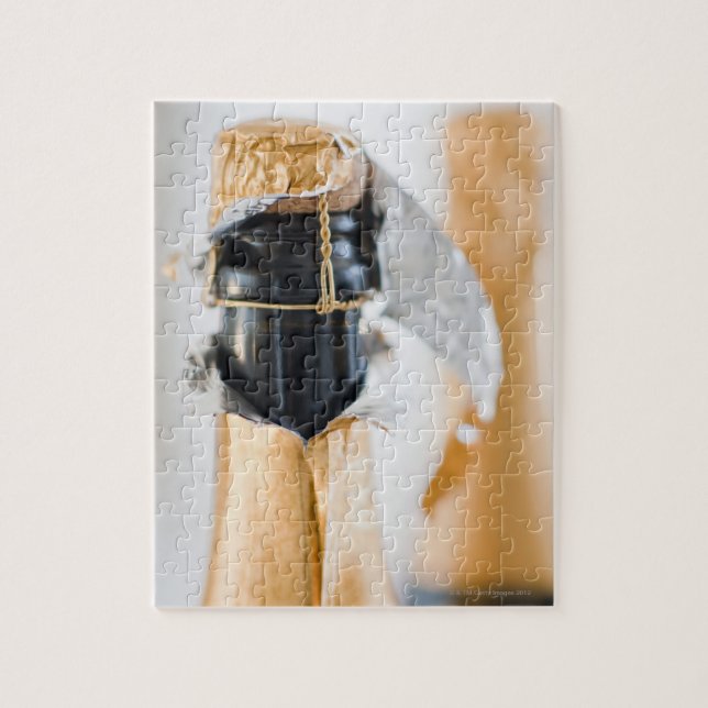 Two champagne bottles jigsaw puzzle (Vertical)