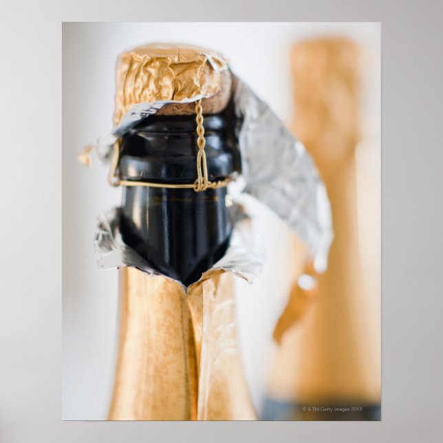 Two champagne bottles poster (Front)