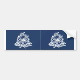 TWO Charleston, SC Flag Bumper Sticker