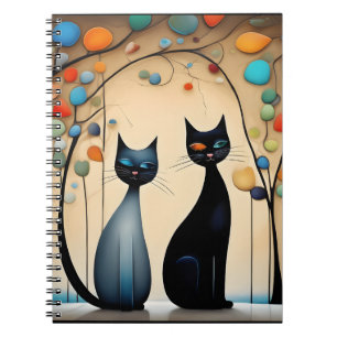 Two Charming Cats Notebook