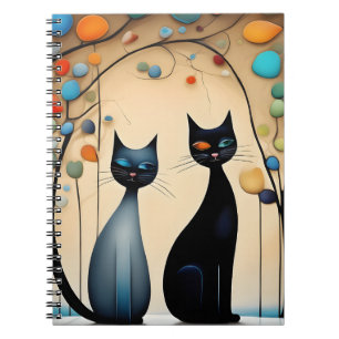  Two Charming Cats Notebook