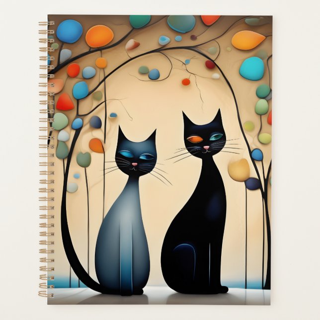  Two Charming Cats Planner (Front)
