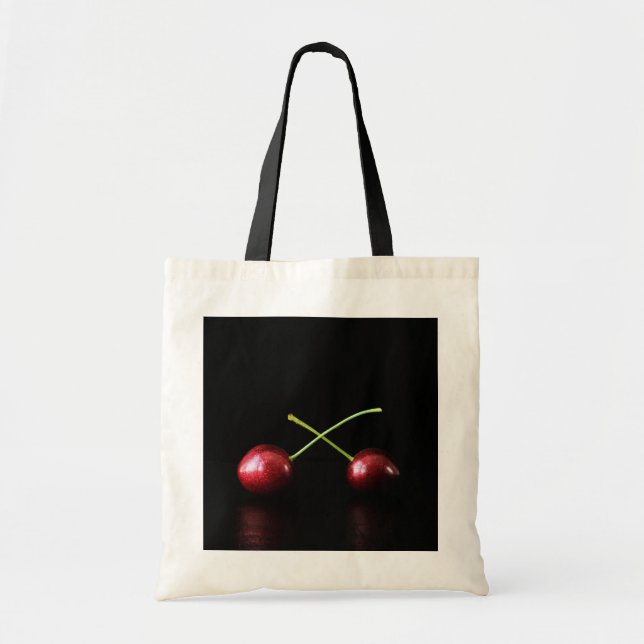 Two Cherries btcn Tote Bag (Front)
