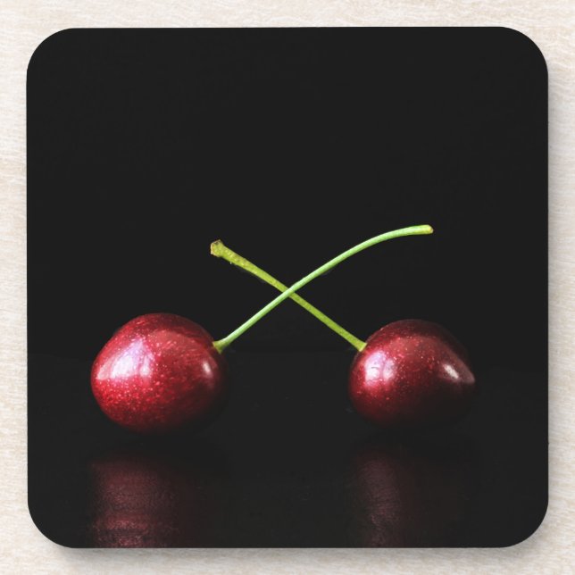 Two Cherries coastera Coaster (Front)