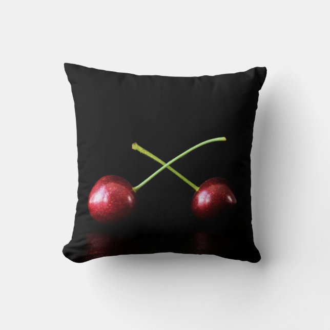 Two Cherries tpcna Cushion (Front)