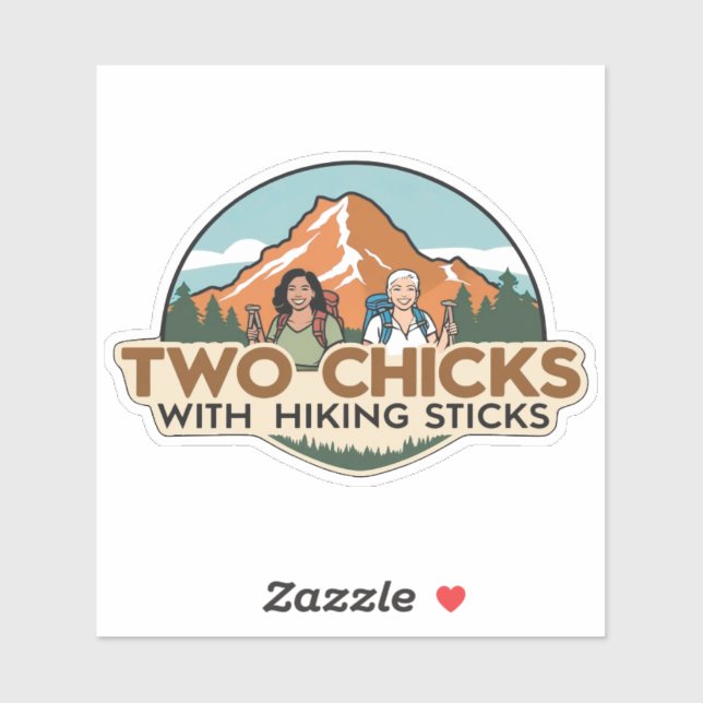 Two Chicks Sticker (Matte) (Sheet)