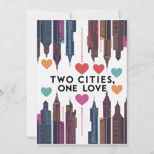 Two Cities One Love Card 