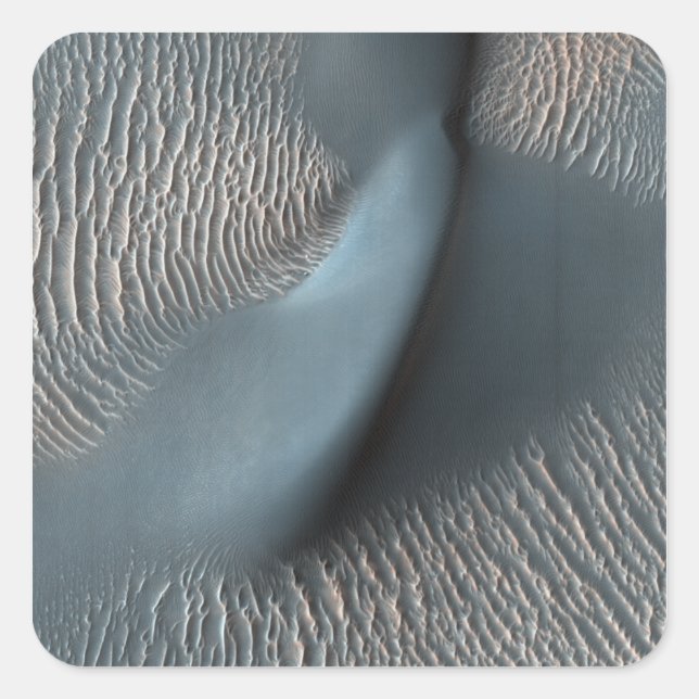 Two classes of aeolian bedforms square sticker (Front)