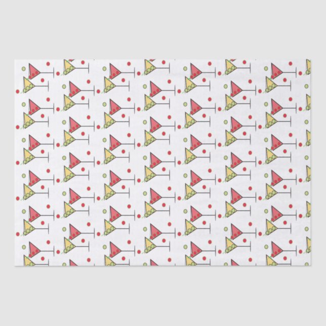 Two Cocktails - Tissue Paper (Front)