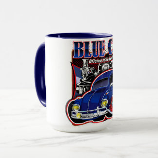 Two-color "Blue card" Mug